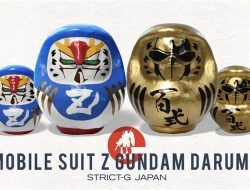 Figur Daruma dengan Sentuhan Anime
