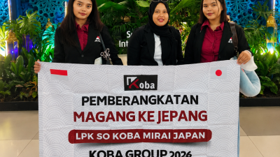 Tiga Peserta Magang Bidang Pertanian Resmi Berangkat ke Okinawa Jepang
