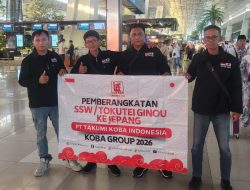 Empat Peserta SSW Berangkat ke Jepang, Siap Berkarier di Chiba dan Saitama