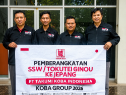 Empat Peserta SSW Koba Mirai Japan Resmi Berangkat ke Jepang, Siap Isi Kebutuhan Driver Truk di Chiba dan Saitama