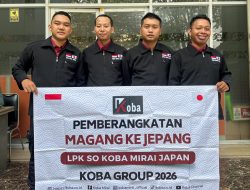 Pemberangkatan Siswa Koba Mirai Japan ke Jepang, Empat Peserta Siap Berkarier di Bidang Konstruksi