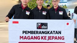 Tiga Peserta Magang Koba Group Berangkat ke Kumamoto, Siap Asah Keahlian Pengecatan Logam di Jepang