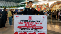 Keberangkatan ke Jepang, Siap Meniti Karier di Kagawa